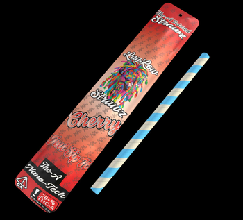 Lay Low Cannabis infused straw - Cherry