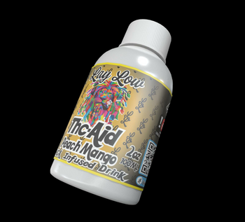 Lay Low Infused drink - THC aid peach mango- 2oz (100ML)